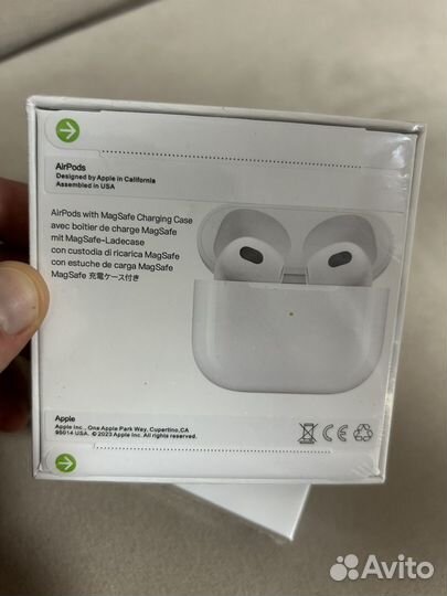 Беспроводные наушники apple airpods 3