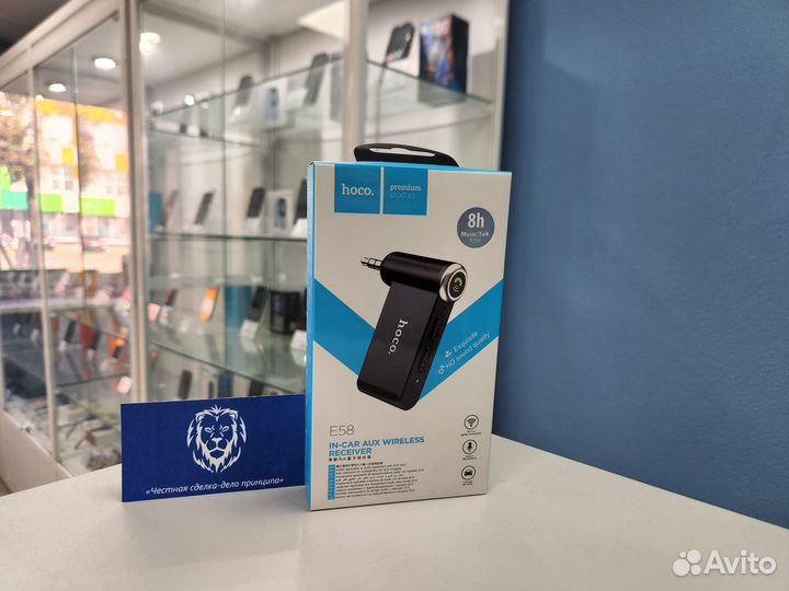 Bluetooth адаптер в машину Hoco новый (Вр80)