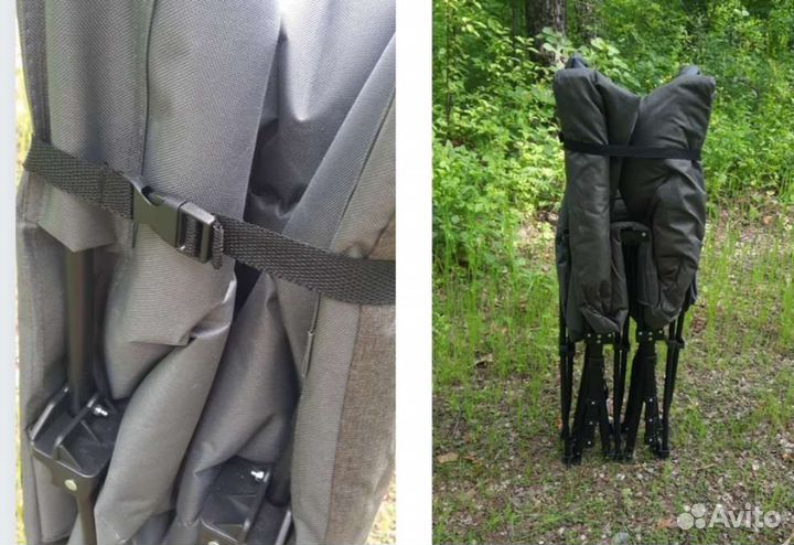 Кровать раскладушка с матрасом, для дачи и отдыха