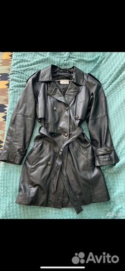 Кожаный плащ