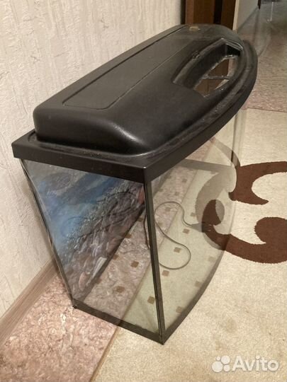 Аквариум 100 литров с крышкой подсветкой