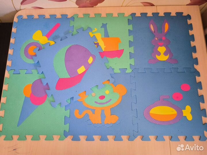 Детский коврик пазл 20 шт