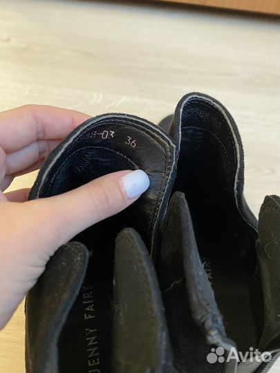 Женские полуботинки 36 размер