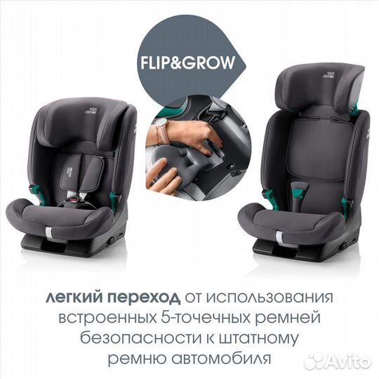 Детское автокресло advansafix PRO Midnight Grey