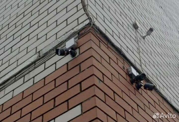 Камера видеонаблюдения,домофон