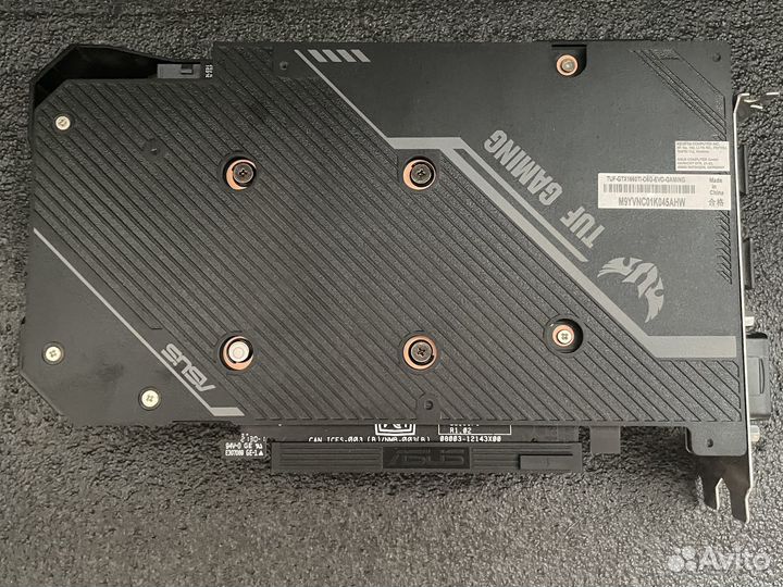 Видеокарта Asus Tuf GTX 1660 Ti