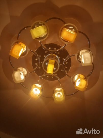 Люстра потолочная с пультом