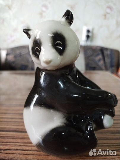 Статуэтка фарфор лфз панда, штоф-графин, кружка