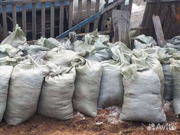 Навоз в мешках