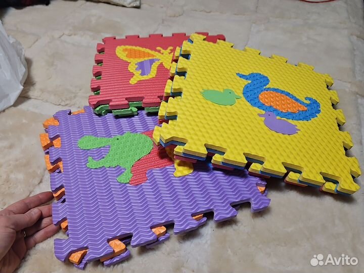 Детский коврик из пазлов