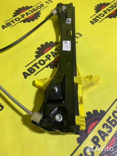 Стеклоподъемник задний правый Vw Polo 5 1.6 2019
