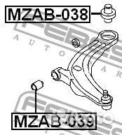 Сайлентблок задний переднего рычага