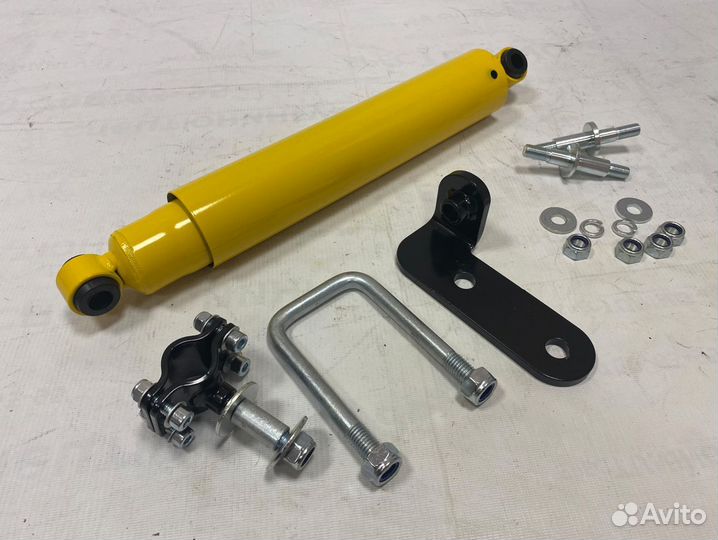 Демпфер рулевой УАЗ Патриот (с кронштейнами)