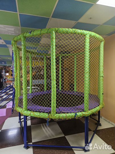 Батут с сеткой бу