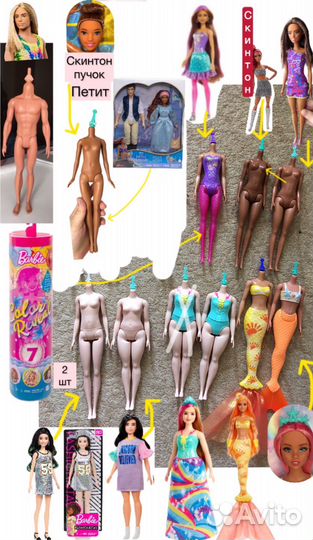 Тело для куклы барби barbie