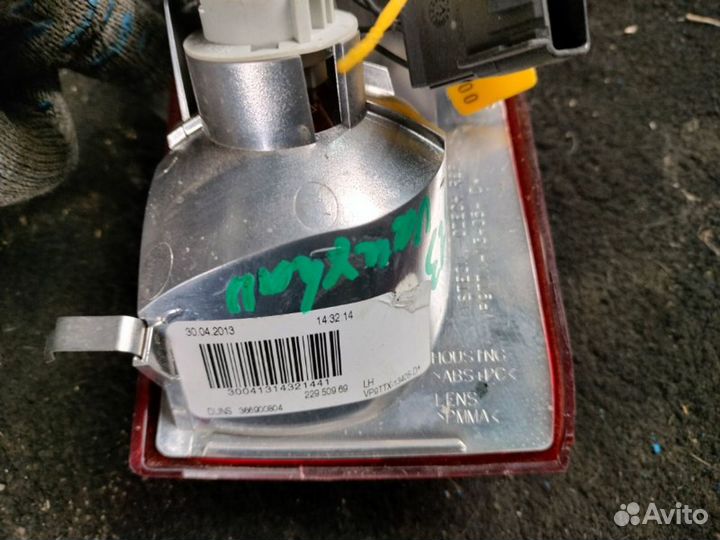 Фонарь задний левый Opel Insignia 1 0G-A A20DTH