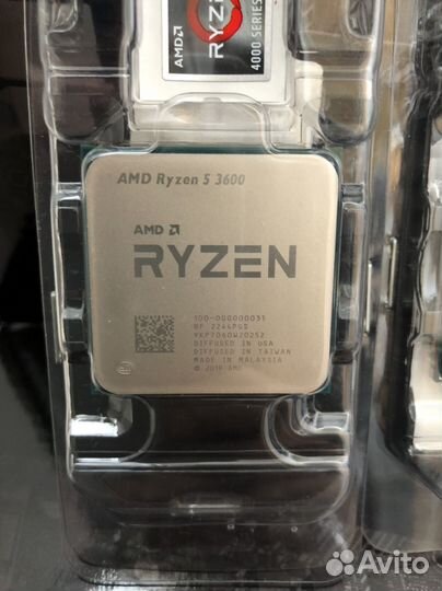 Процессор AMD Ryzen 5 3600 6 ядер / 12 потоков AM4