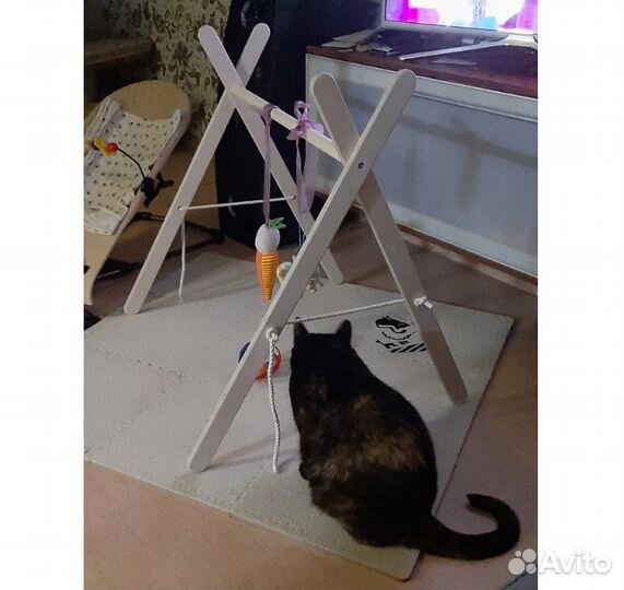 Деревянный складной мобиль для малышей