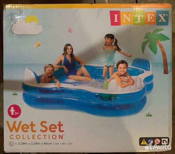 Каркасный бассейн, надувной бассейн