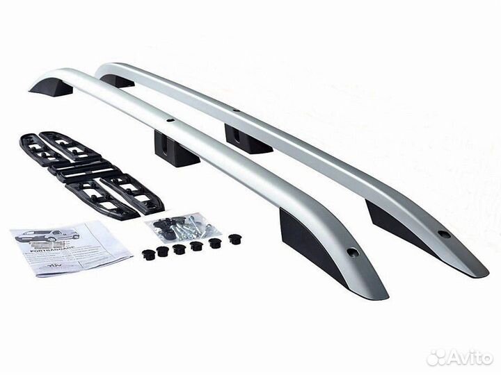 Suzuki grand vitara рейлинги (серебристые)