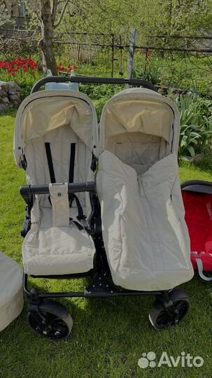 Коляска для двойни emmaljunga double viking