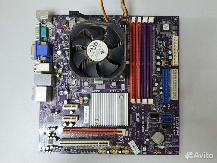 Материнская плата AM2 с процесс. mcp78m-M3