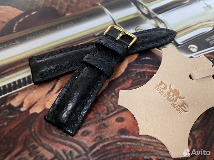 Ремешок для часов из кожи питона