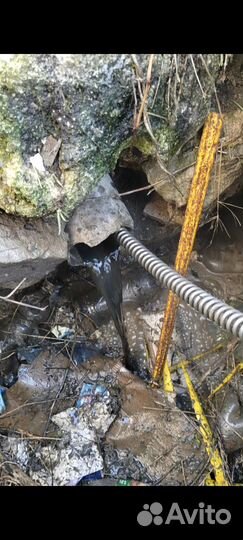 Устронения засоров в унитазе, трубы канализации