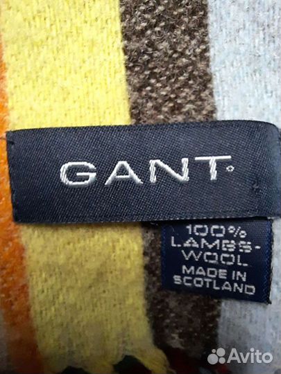 Шерстяной шарф gant