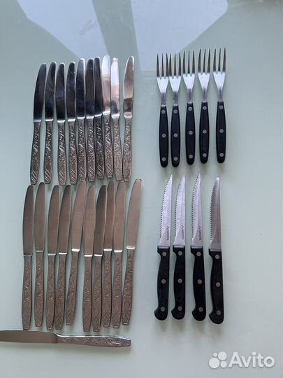 Цена за все столовые приборы