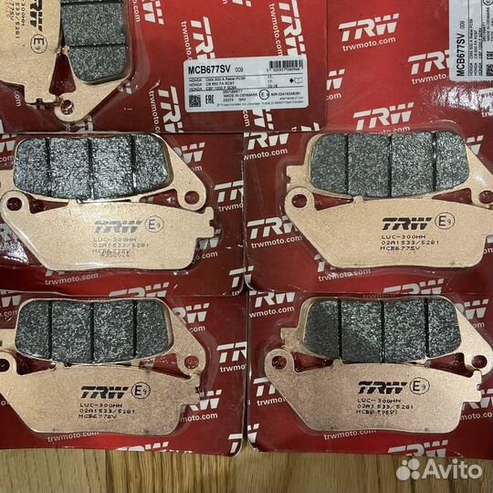 TRW mcb677sv колодки Honda 06455-MCK-A01