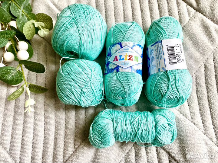 Пряжа для вязания хлопок Alize Miss