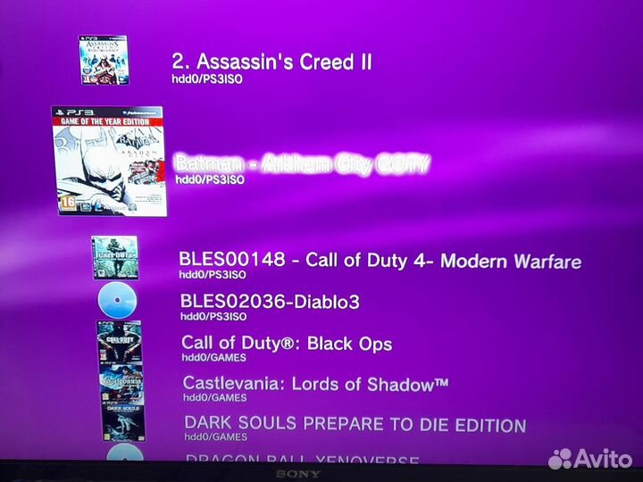 Sony playstation 3 super slim 500gb прошитая 41игр