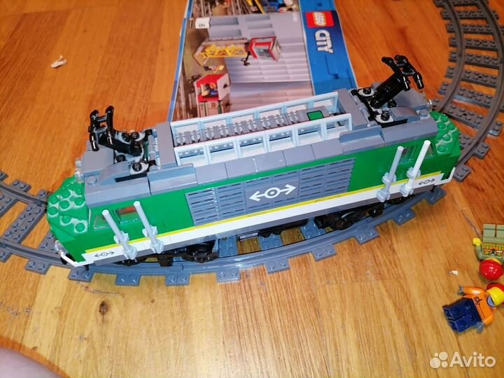 Лего сити товарный поезд 60198