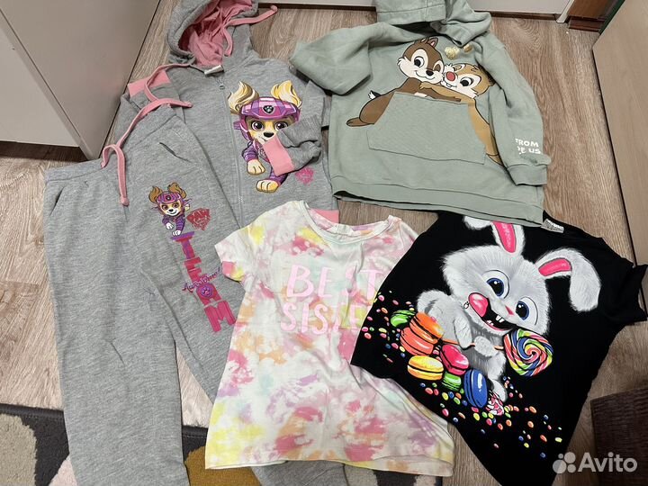Вещи пакетом на девочку 110-116
