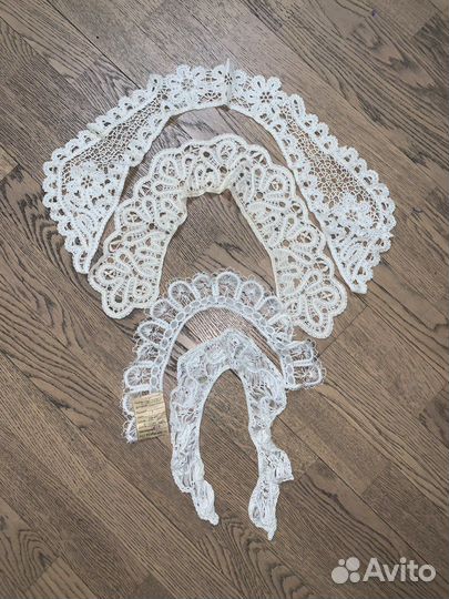 Воротнички кружевные