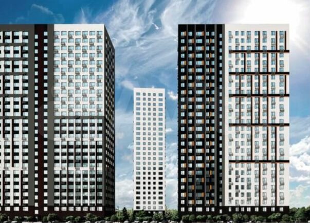 1-к. квартира, 25,7 м², 1/26 эт.