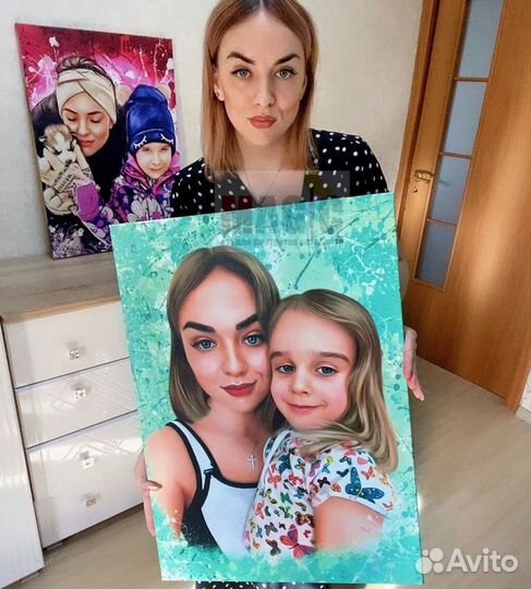 Портрет по фото в подарок