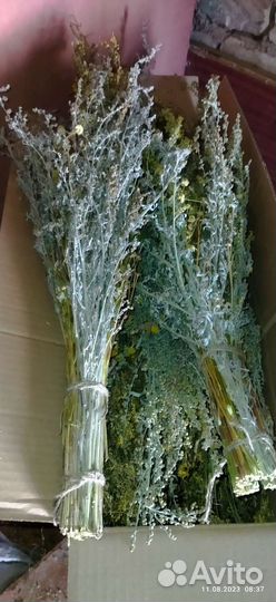 Веники из полыни на травах для бани и сауны