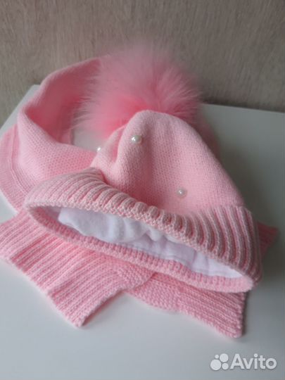 Шапка, шарф - набор