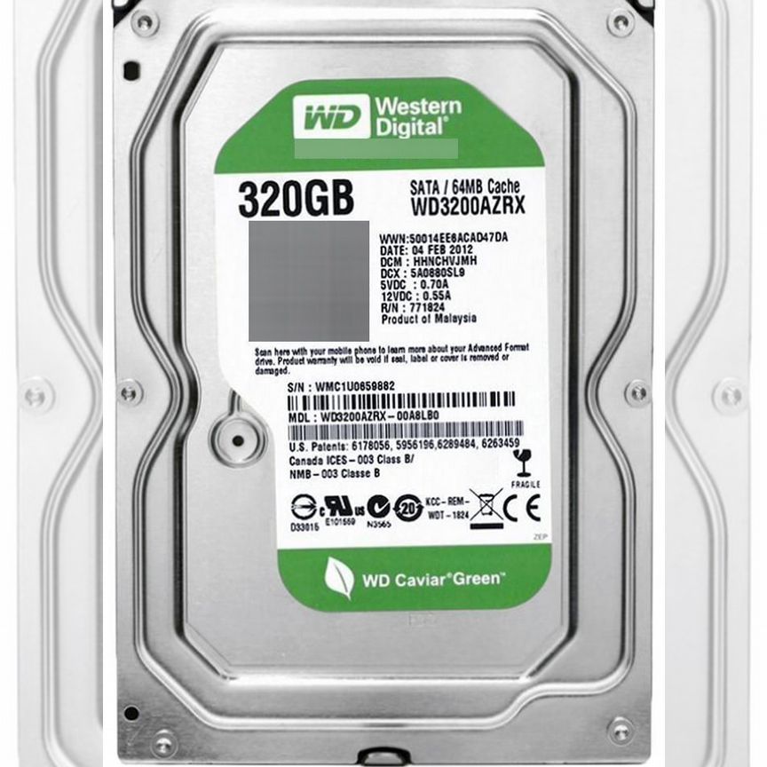 [WD3200AZRX] Жесткий Диск Western Digital 320gb Sata Wd3200azrx