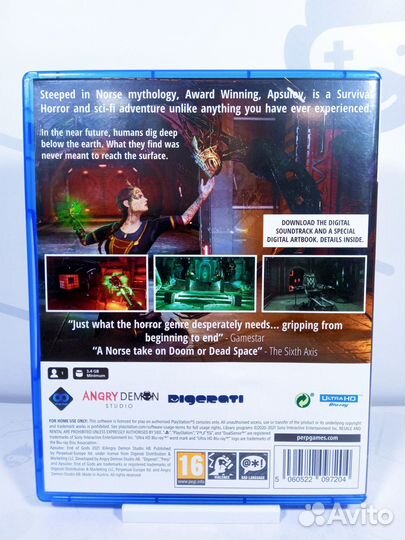 Диск для PS5 Apsulov End of Gods б/у с гарантией