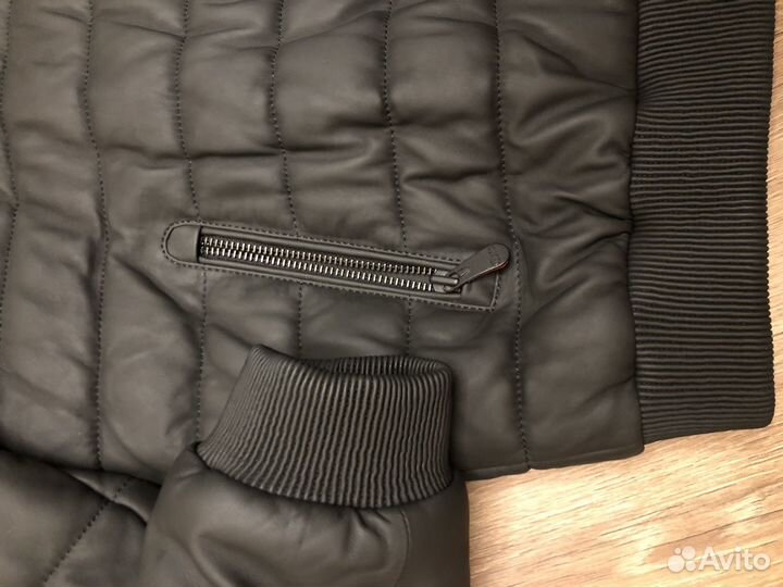 60 рзмер Куртка кожаная мужская зимняя