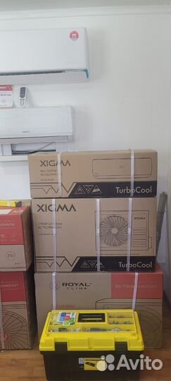 Сплит система новая со склада. Установка