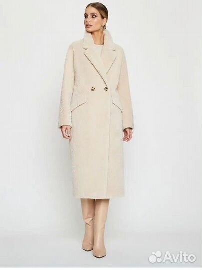 Пальто женское меховое electrastyle 44-48 новое