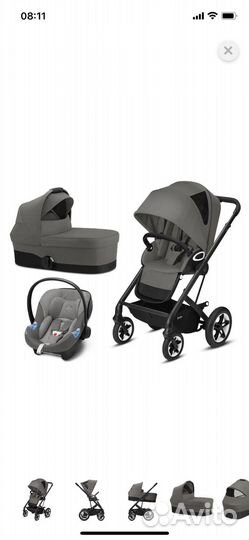 Коляска cybex talos s lux 3 в 1