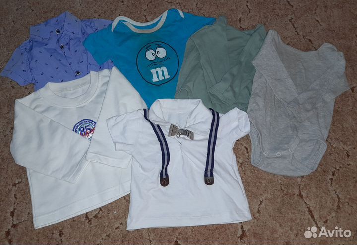 Детские вещи пакетом на мальчика от 74 размера