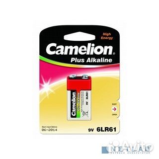 Camelion 6LF22 Plus Alkaline BL-1 (6LR61-BP1, бата