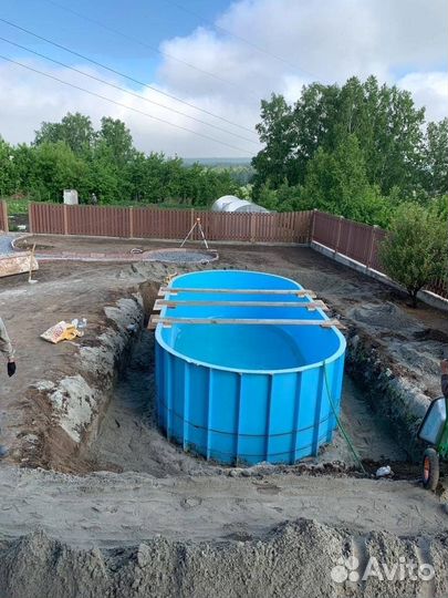 Бассейн цельный