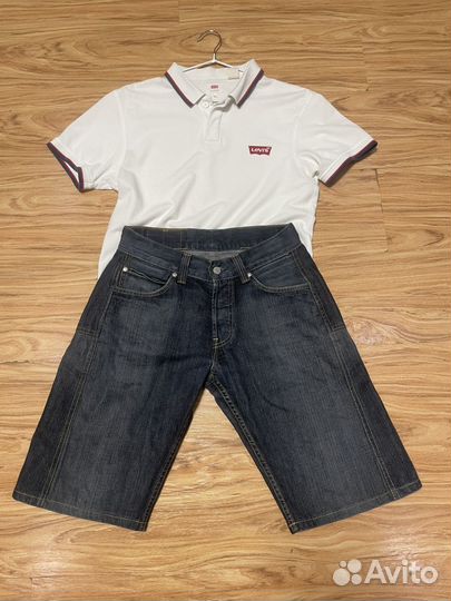 Шорты джинсовые мужские levis 512